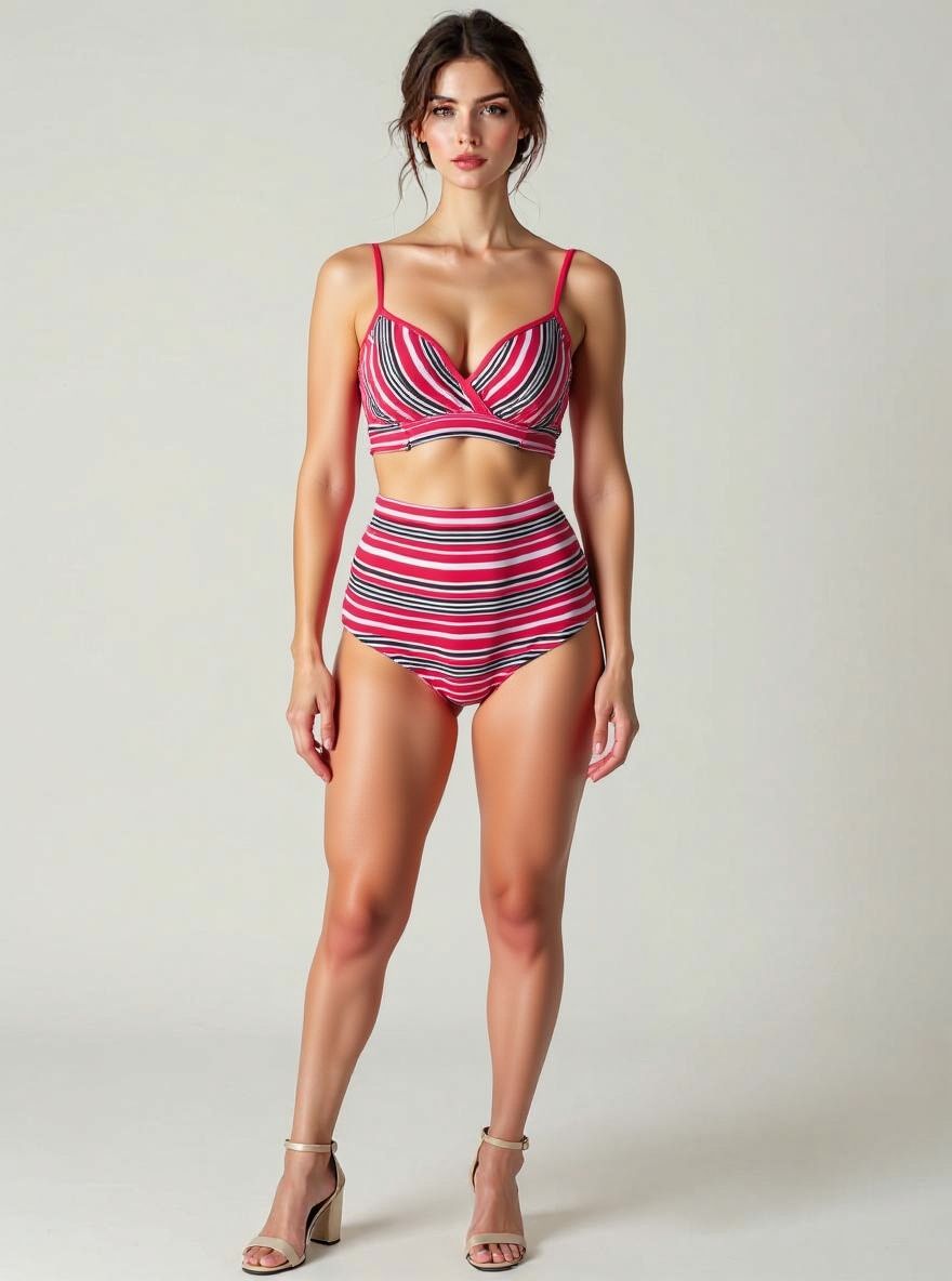 Retro High-Waisted Bikini