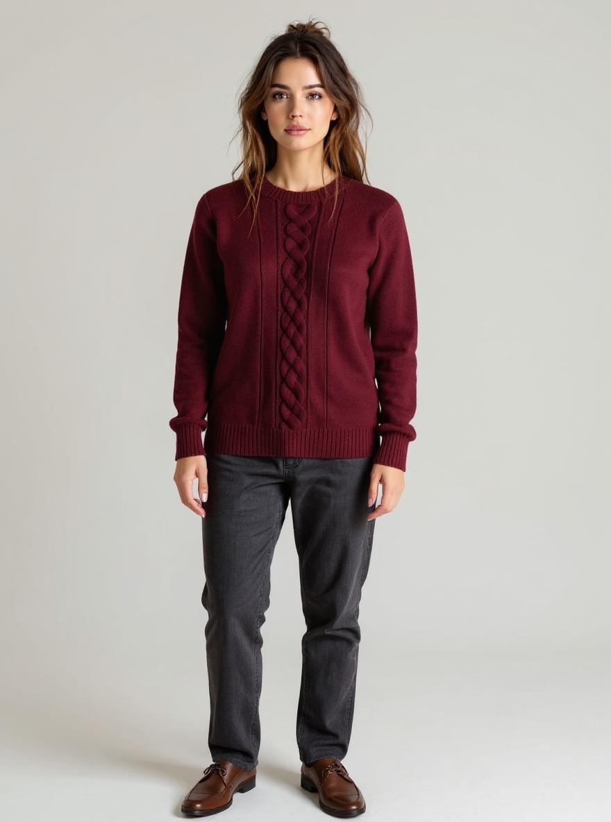 Burgundy Sweater